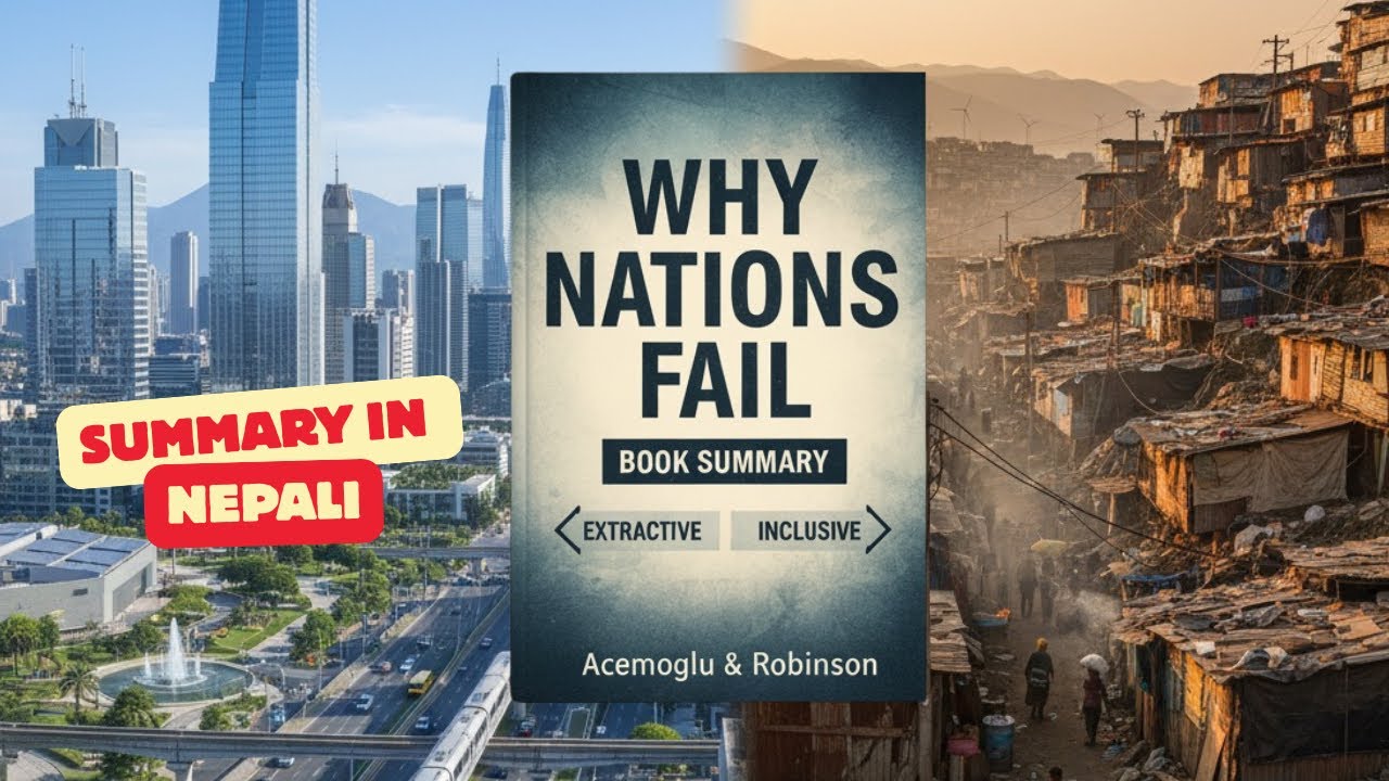 राष्ट्र किन असफल हुन्छन् |Why Nations Fail | Book Summary in Nepali |