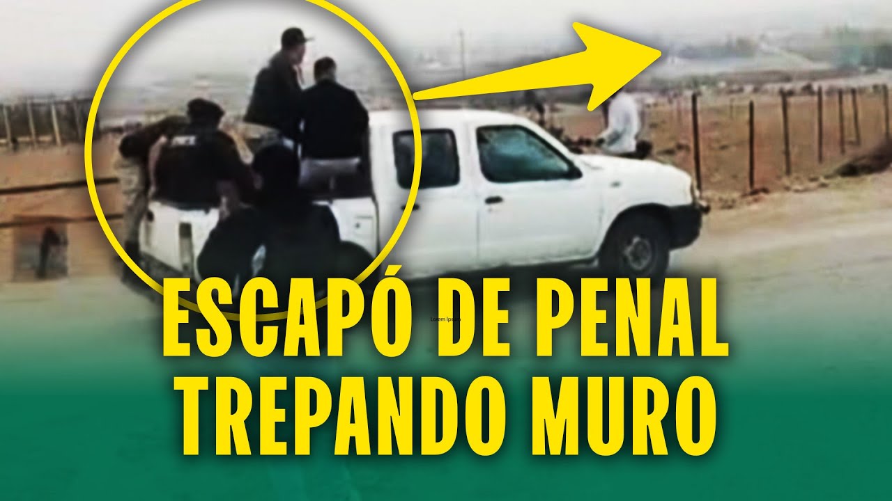 Preso escap&oacute; de prisi&oacute;n saltando muro: Director de penal fue removido