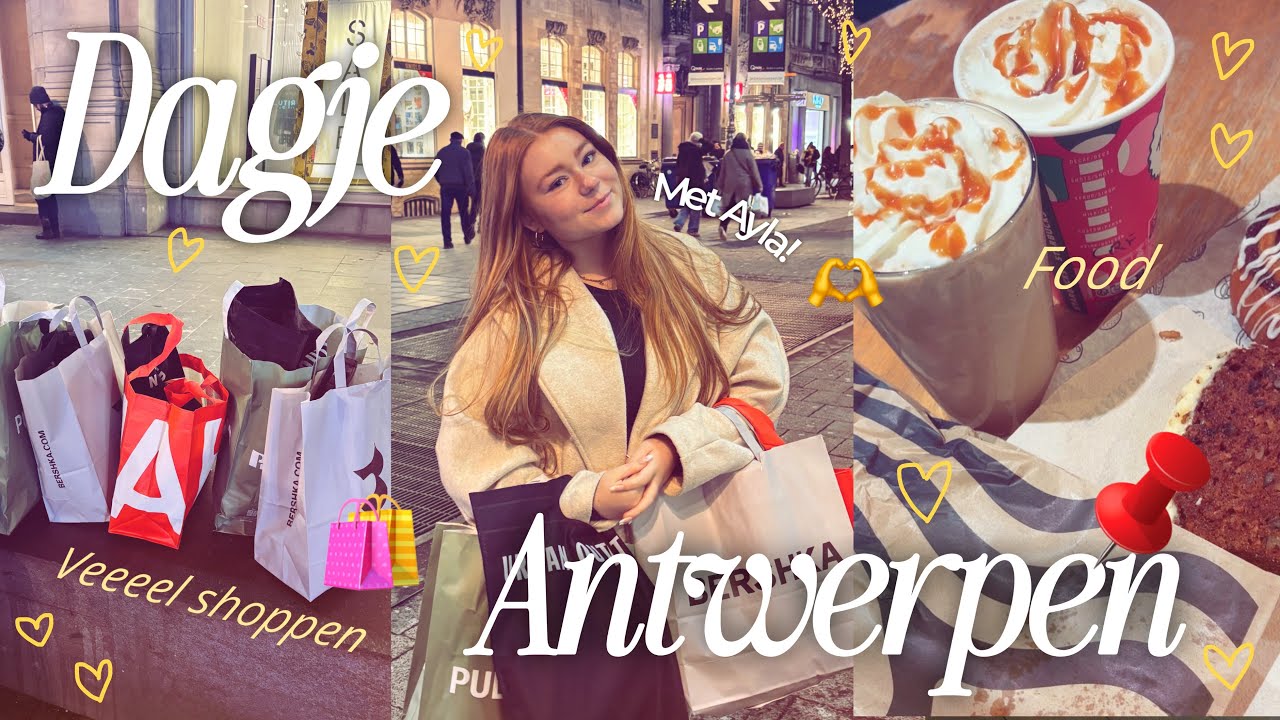 SHOPPEN in ANTWERPEN met Ayla! 🛍️❄️ | *veel chaos* 
