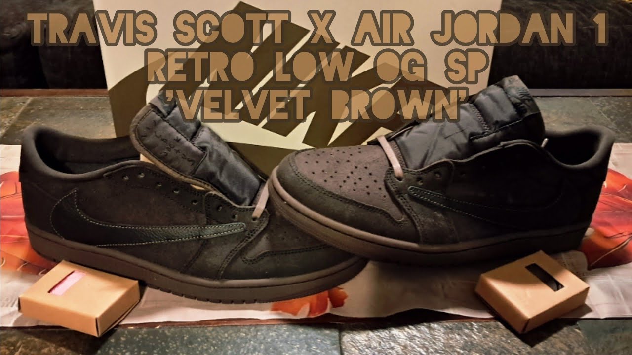 Travis Scott x Air Jordan 1 Retro Low OG SP 'Velvet Brown' Review