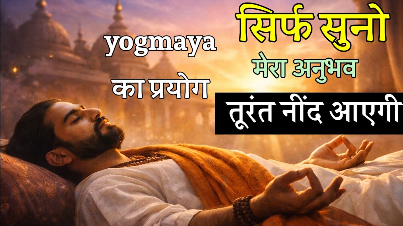 Deep Sleep Guided Yoga Nidra in Hindi | Night Relaxation, Stress Relief & Calm Mind
