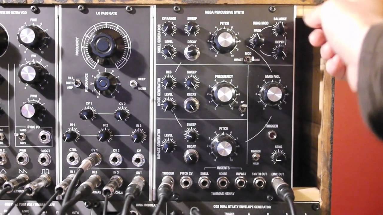 Thomas Henry Mega Percussive Synth Demo