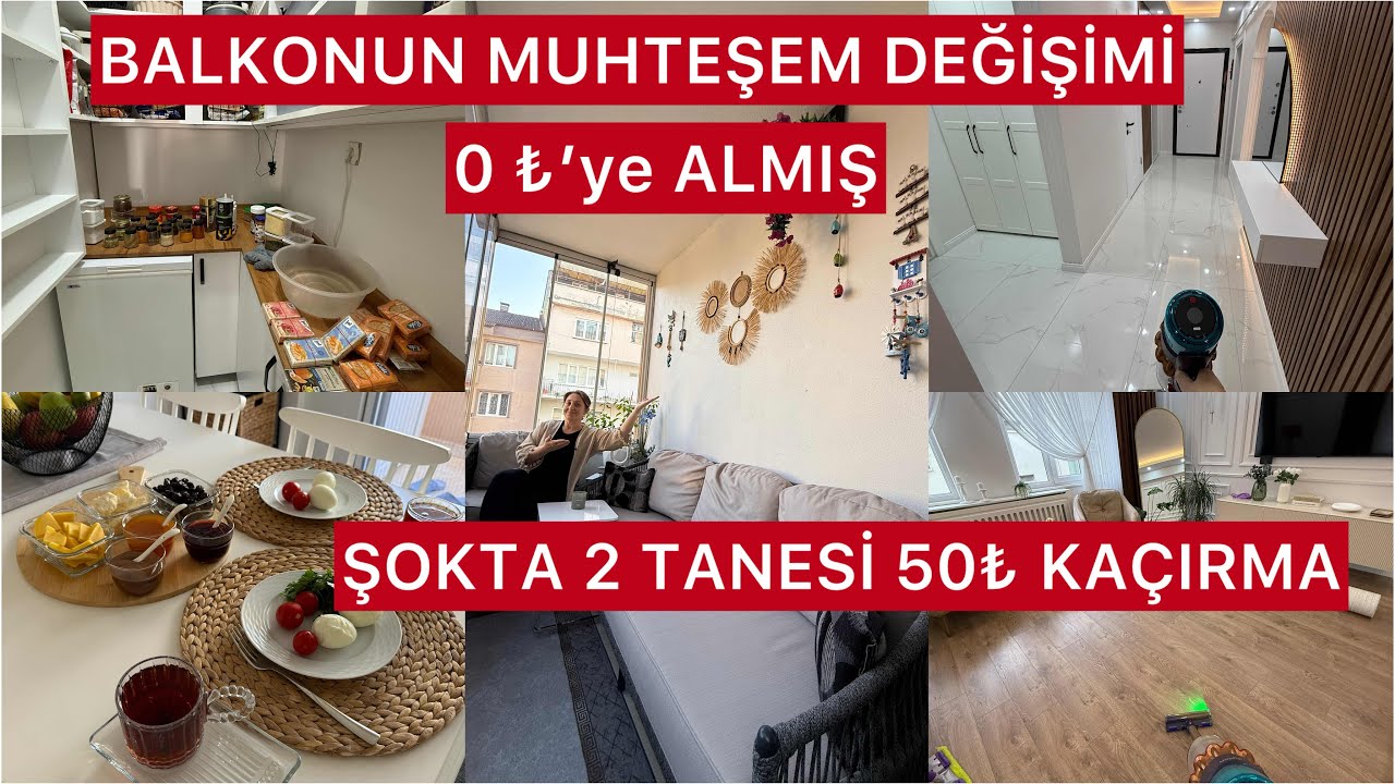 0 TL’ye ALMIŞ❌BALKONUN MUHTEŞEM DEĞİŞİMİ❌ŞOK’ta 2 TANESİ 50 ₺❌KAYSERİLİLER BANA KIZACAK❌KİLER DÜZENİ