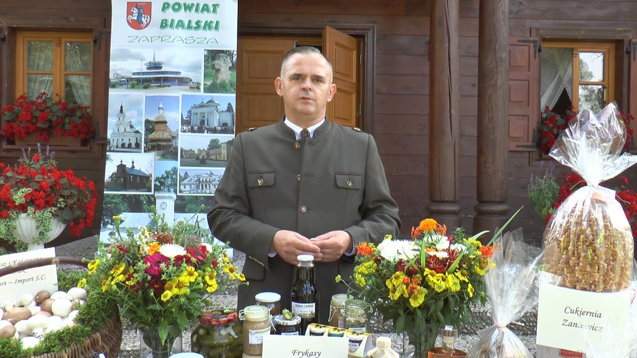 #LubelskiKoszyk Powiat Bialski - Starosta Mariusz Filipiuk promuje lokalne produkty