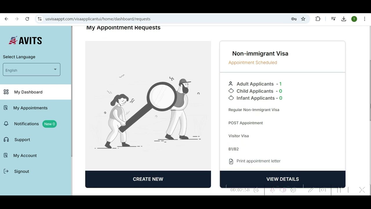 ПОДАЧА ЗАЯВЛЕНИЯ НА ВИЗУ В США УПРОЩЕНА С НОВЫМ ПОРТАЛОМ AVITS