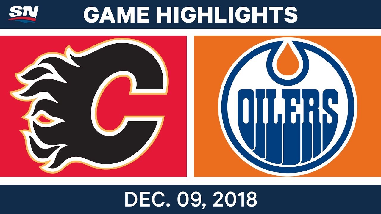 NHL Highlights | Flames vs. Oilers - Dec 9, 2018