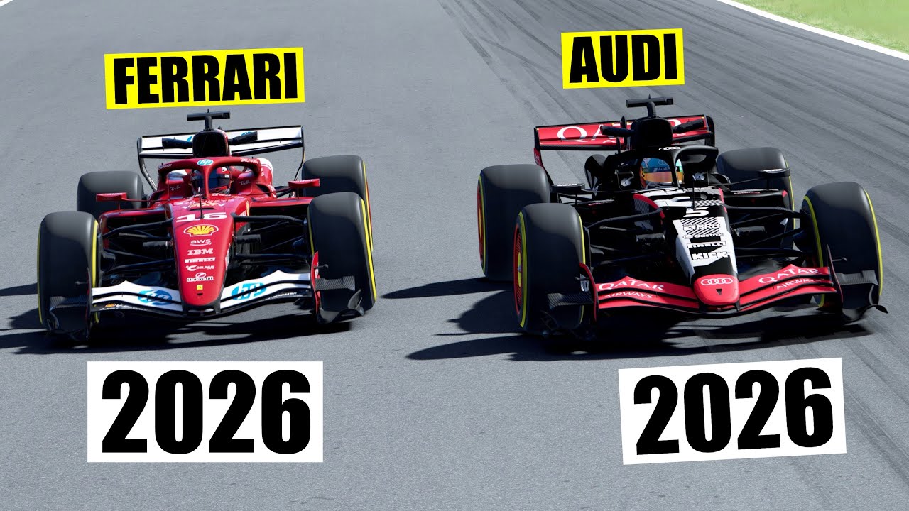 Audi F1 2026 vs Ferrari F1 2026 at Spa Francorchamps