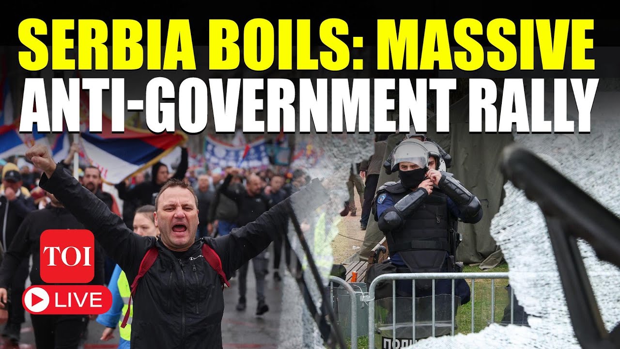 Serbia Protest LIVE | Belgrade Turns Into Battleground: 1000+ Anti-Govt Protesters Clash With Cops