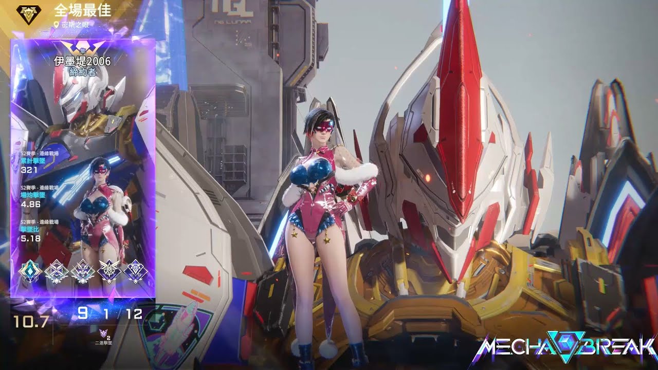 【Mecha BREAK解限機】隼/MVP/密斯之眼/9/1/12