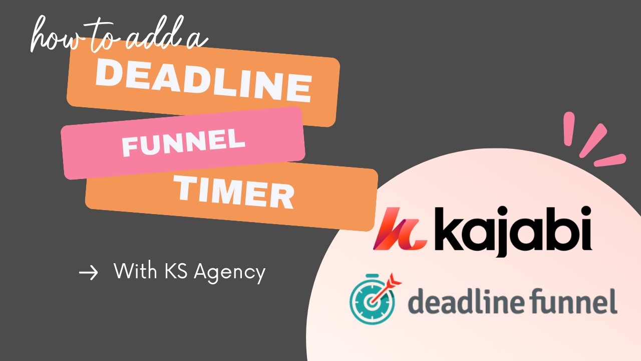How to Add a Deadline Funnel Timer to a Kajabi Sales Page (Step-by-Step Tutorial)