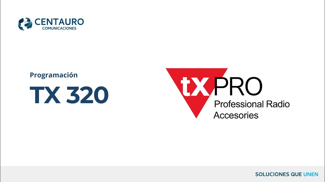 TX320 USO Y CARACTER&Iacute;STICAS&nbsp;-&nbsp;TXPRO