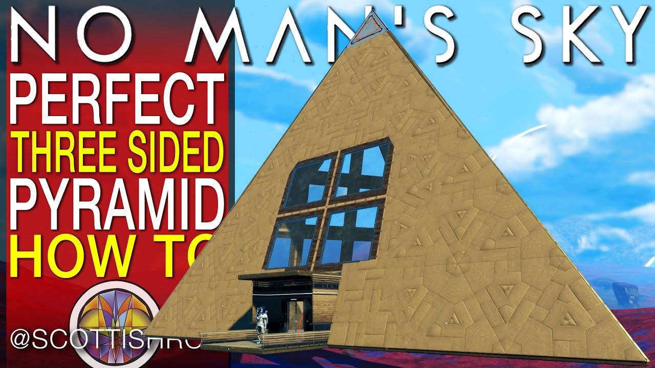 Идеальная трёхсторонняя пирамида — руководство по созданию — обновление No Man's Sky Frontiers — ...