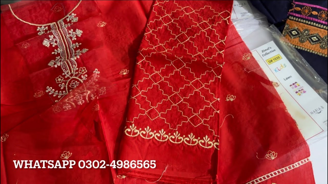 MARIA B KIDS EMBROIDERY LAWN 2PC / EID COLLECTION 