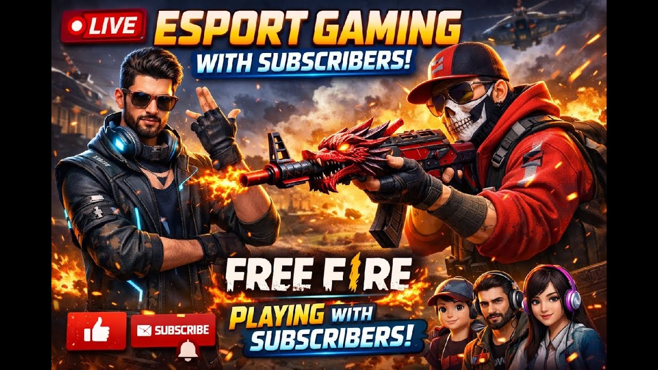 🔴 LIVE ESPORTS GAMEPLAY WITH SUBSCRIBER