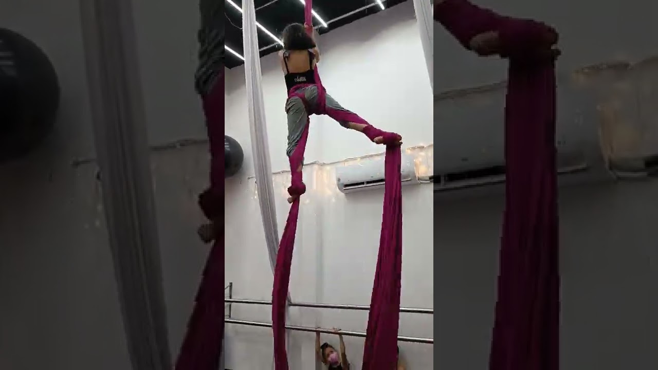 Danza aerea Doble ca&iacute;da de &aacute;ngel