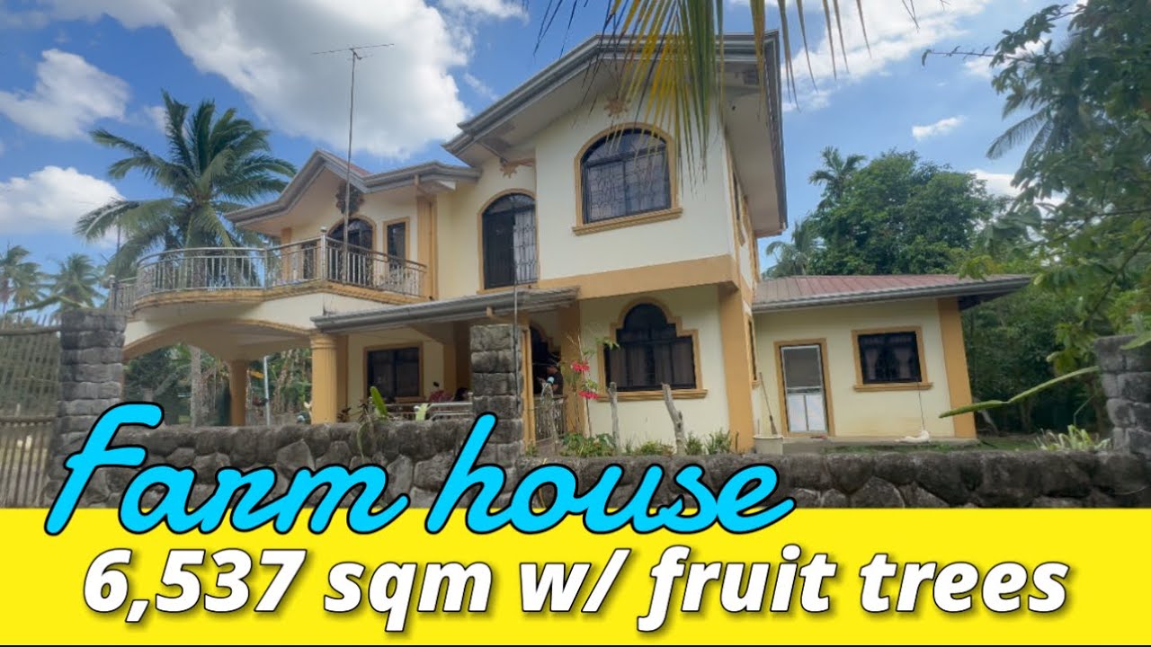 V-A02-24 • 6,573 sqm Farm House & Lot with Fruit Trees, Resthouse in Cuenca, Batangas