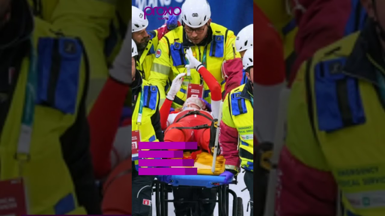 Polish Olympic Skater's Face Sliced by Opponent's Blade