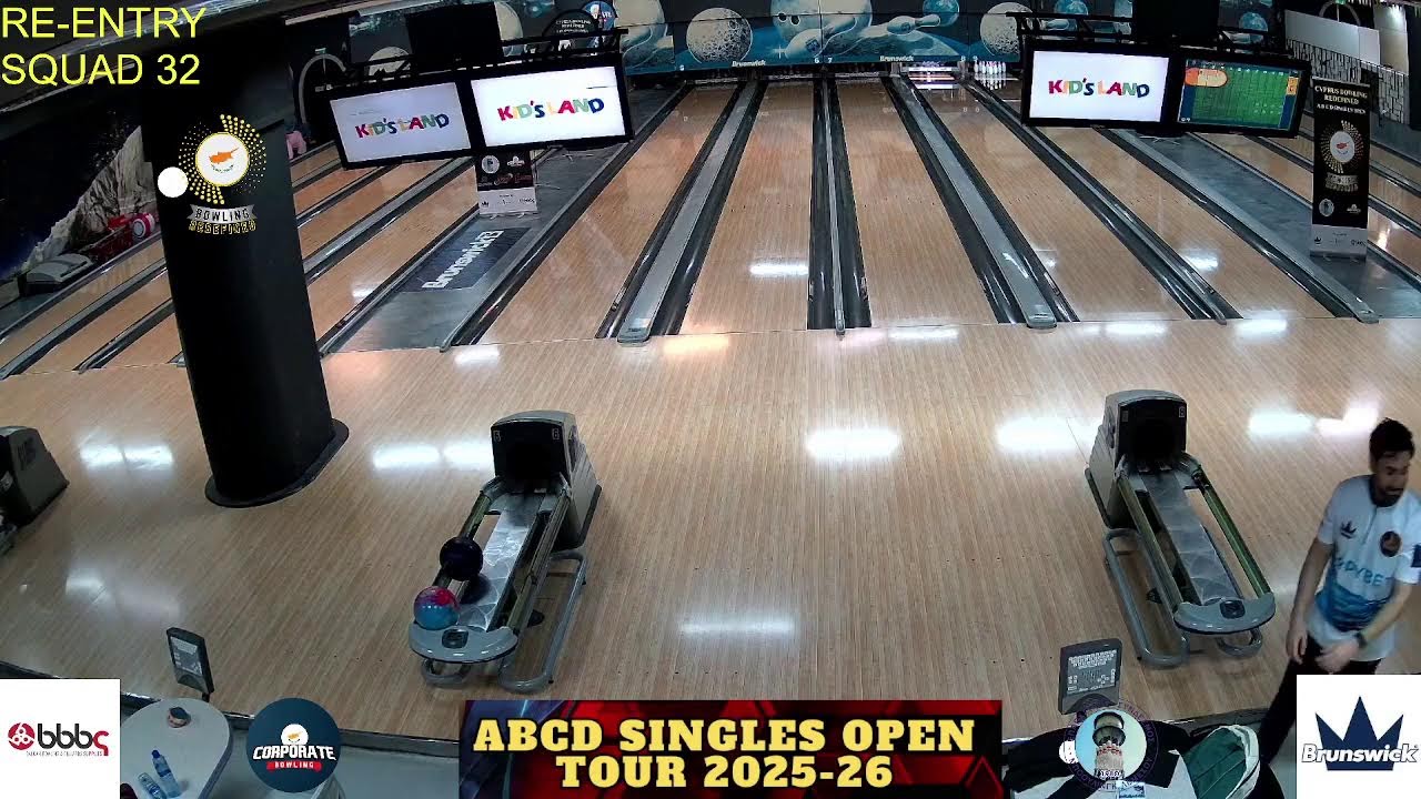 ABCD SINGLES OPEN 2025 - 2026 RE-ENTRY SQUAD 32 / LANES 5-10