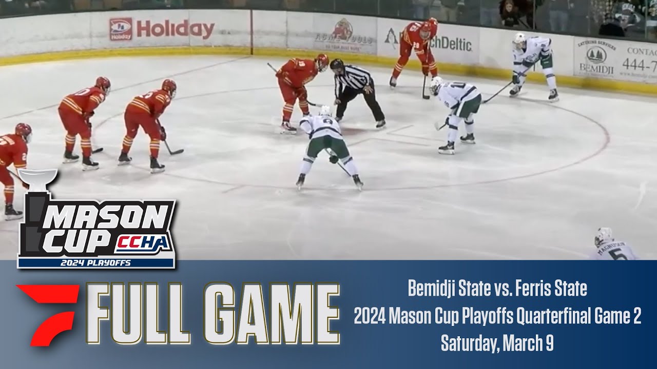FULL GAME: Bemidji State vs. Ferris State - Game 2, 2024 CCHA Playoffs