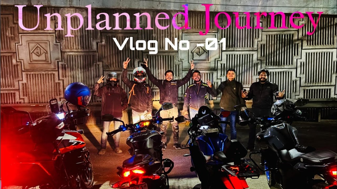 Unplanned Ride❤️‍🔥Vlog No-1 अचानक रात्री ११ वाजता गेलो राईडला📍