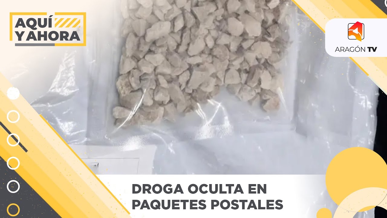 Ocultaban droga en paquetes postales