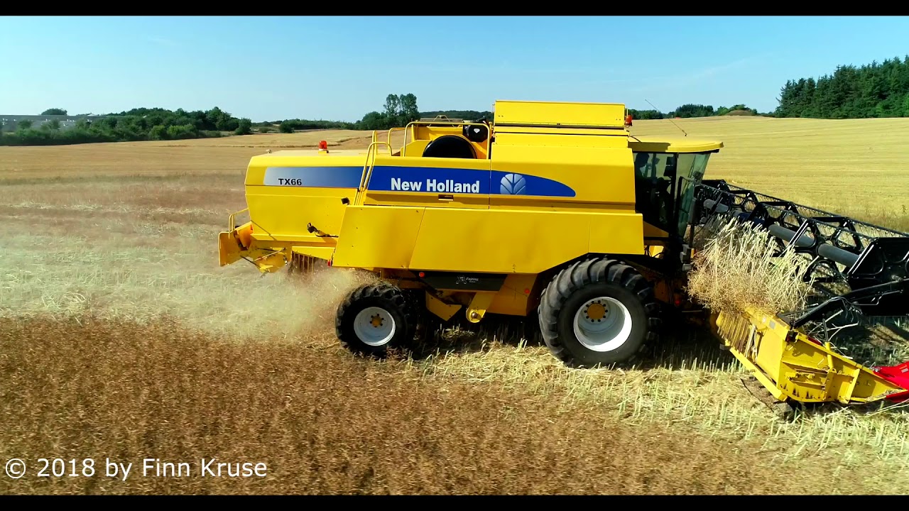 🎞 Med en New Holland TX66 høstes der raps i Nordjylland /by finn kruse