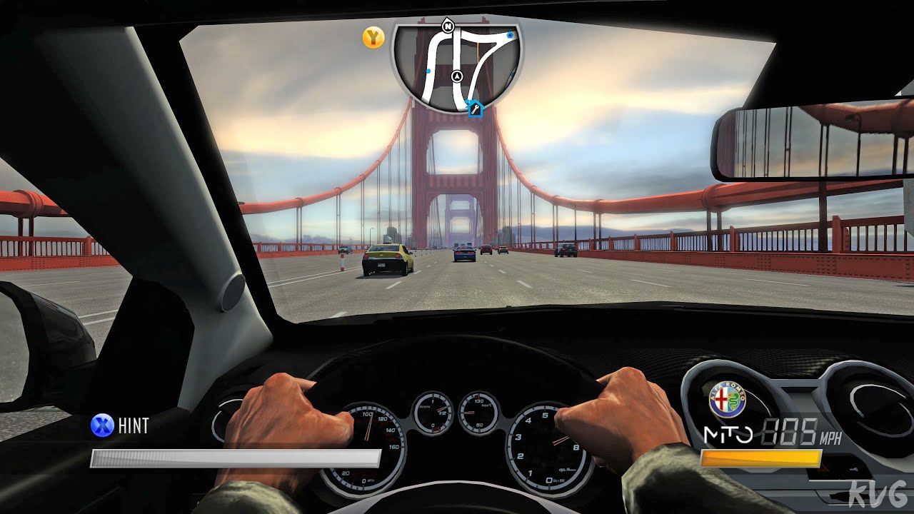 Driver San Francisco - Alfa Romeo Mito - Cockpit View Gameplay (PC UHD) [4K60FPS]