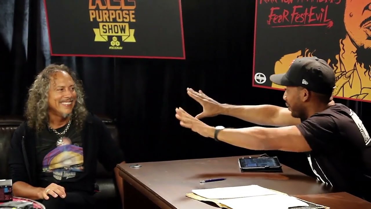 Kirk Hammett Fearfestevil at Comic Con 2014