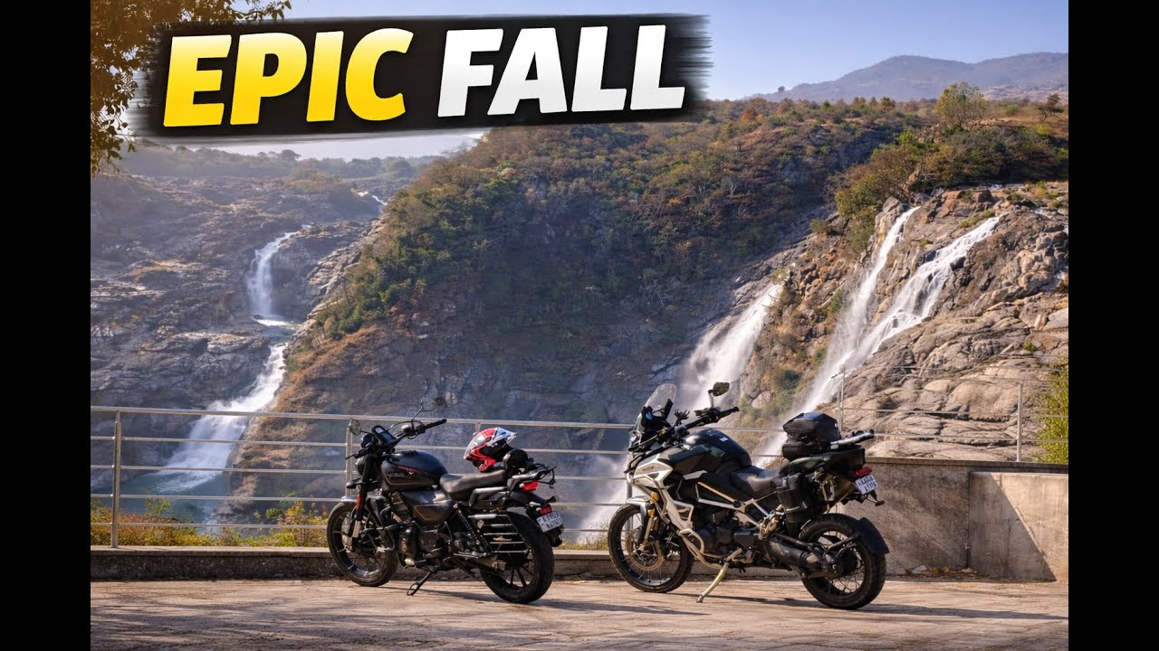 Shivanasamudra Falls Ride | Tiger 1200  & Harley-Davidson X440  | Nature Unleashed