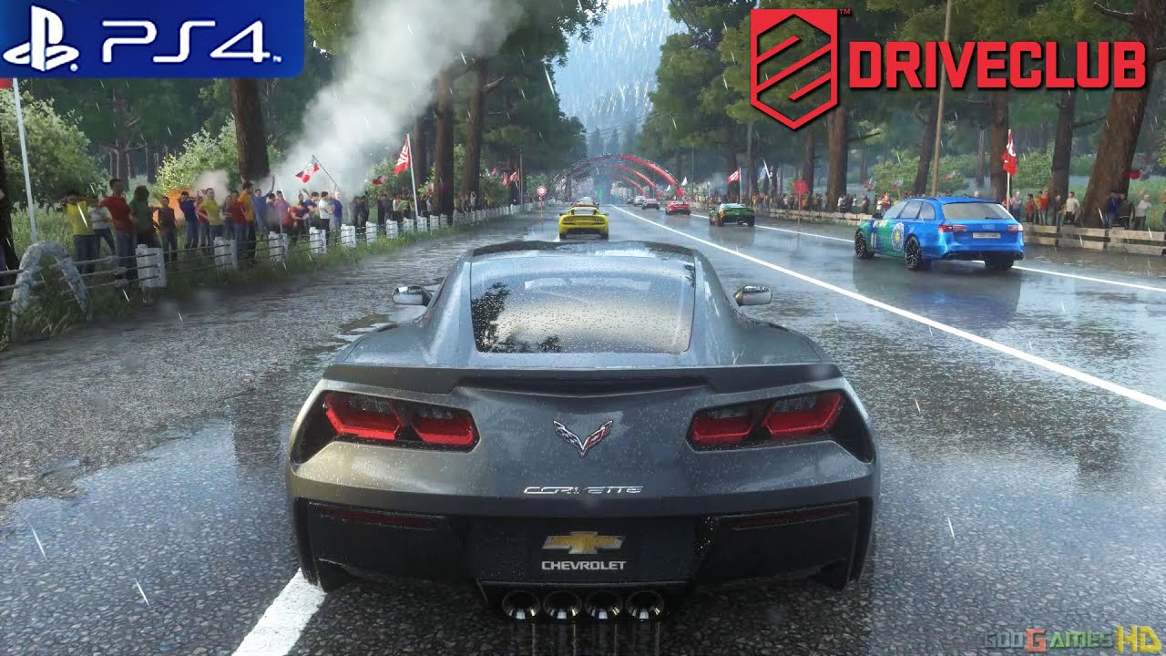 Driveclub - PS4 Race Japan Lake Shoji 2 / Chevrolet Corvette Stingray / Dynamic Weather