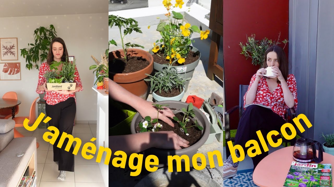 J’aménage mon balcon (mini-potager)