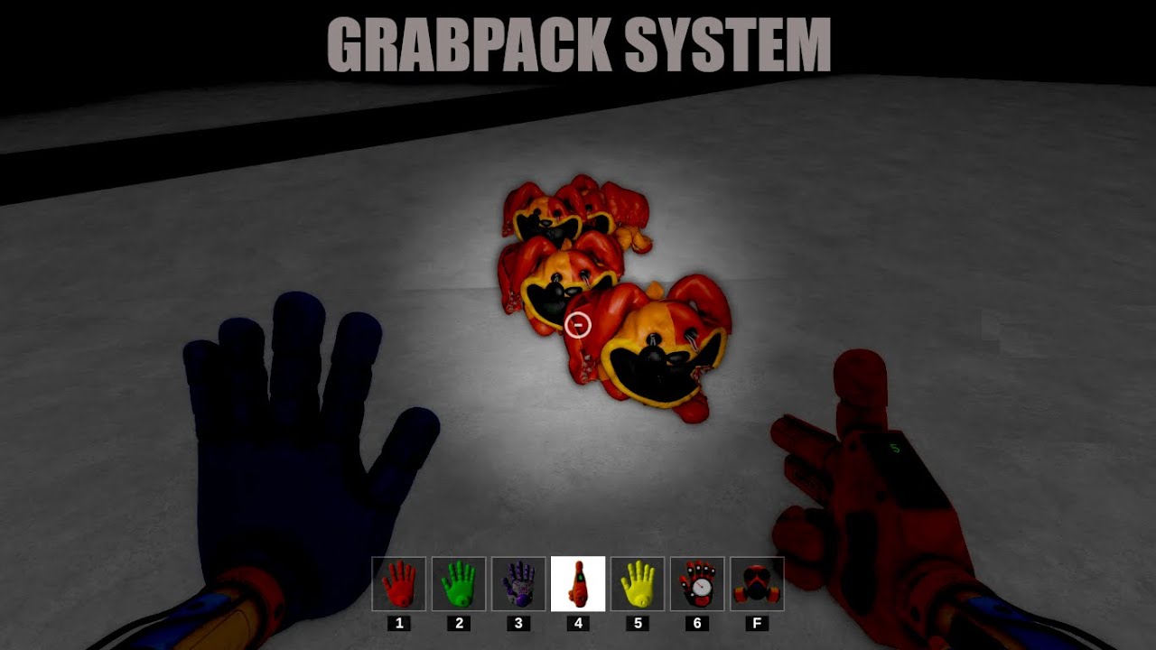 Project Playtime Grabpack System - Full Gameplay - All Hand = Puzzles.
