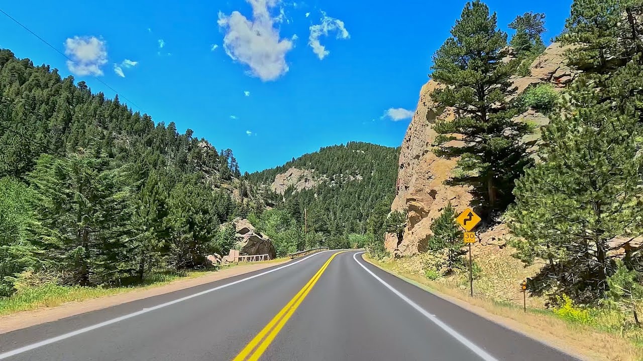 Peak to Peak Scenic Byway - Estes Park to Black Hawk - Colorado