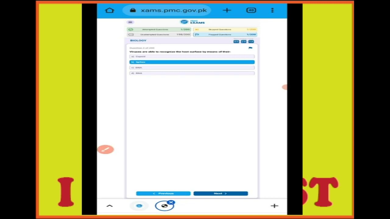 How to attempt new PMC Mock MDCAT Practice Test on Website (2022) | Online solution of Practice Test