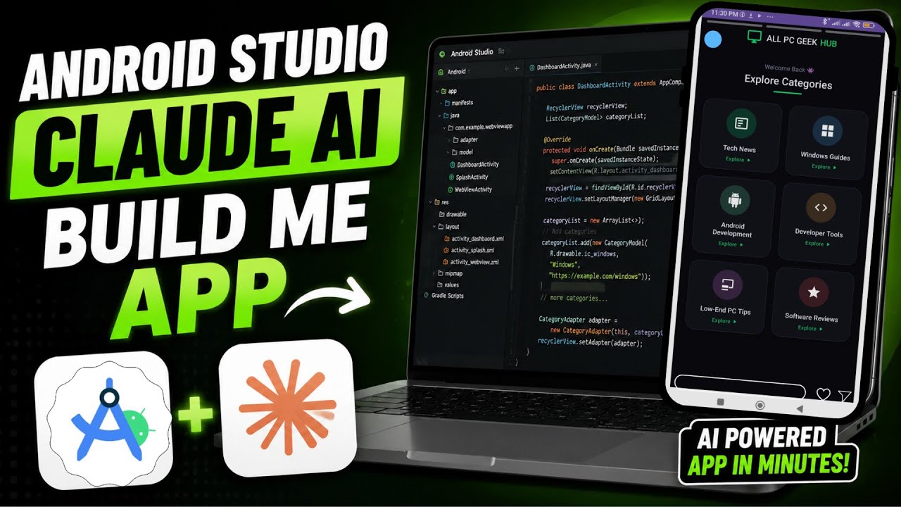 Build Android App with Claude AI & Android Studio (Full Tutorial)