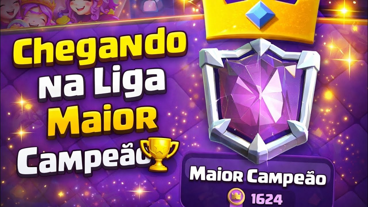 🏆 Cheguei na liga MAIOR CAMPEÃO usando SPARKY e TORNADO  🤣 - Clash Royale