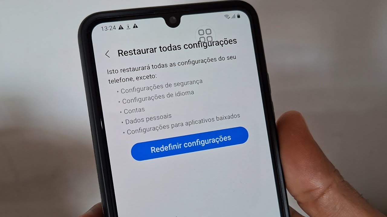 COMO RESTAURAR TODAS AS CONFIGURAÇÕES DO CELULAR SAMSUNG