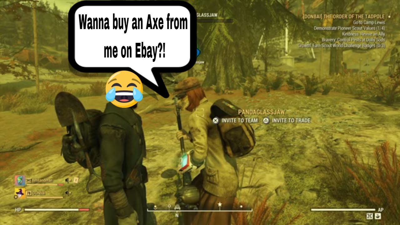 Black Market Seller Mad at Sandman - Fallout 76 PVP, Scammer Alert