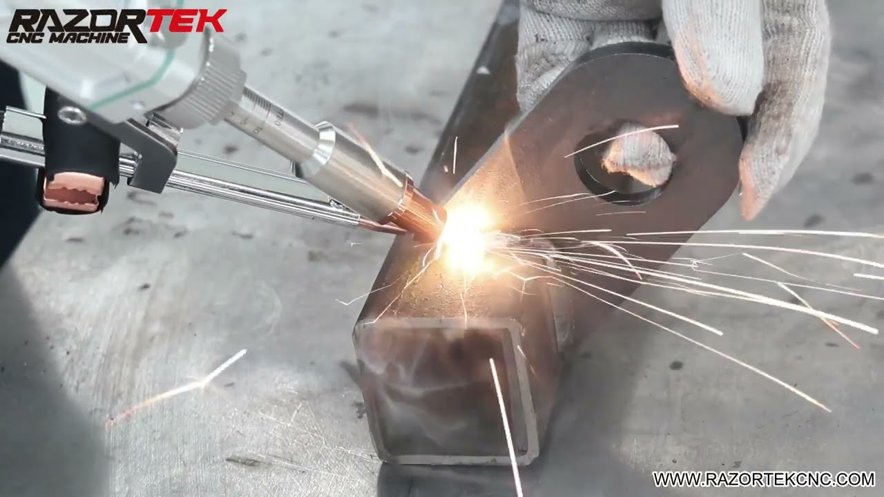 razortek 3kw laser welding machine with double wire feeder