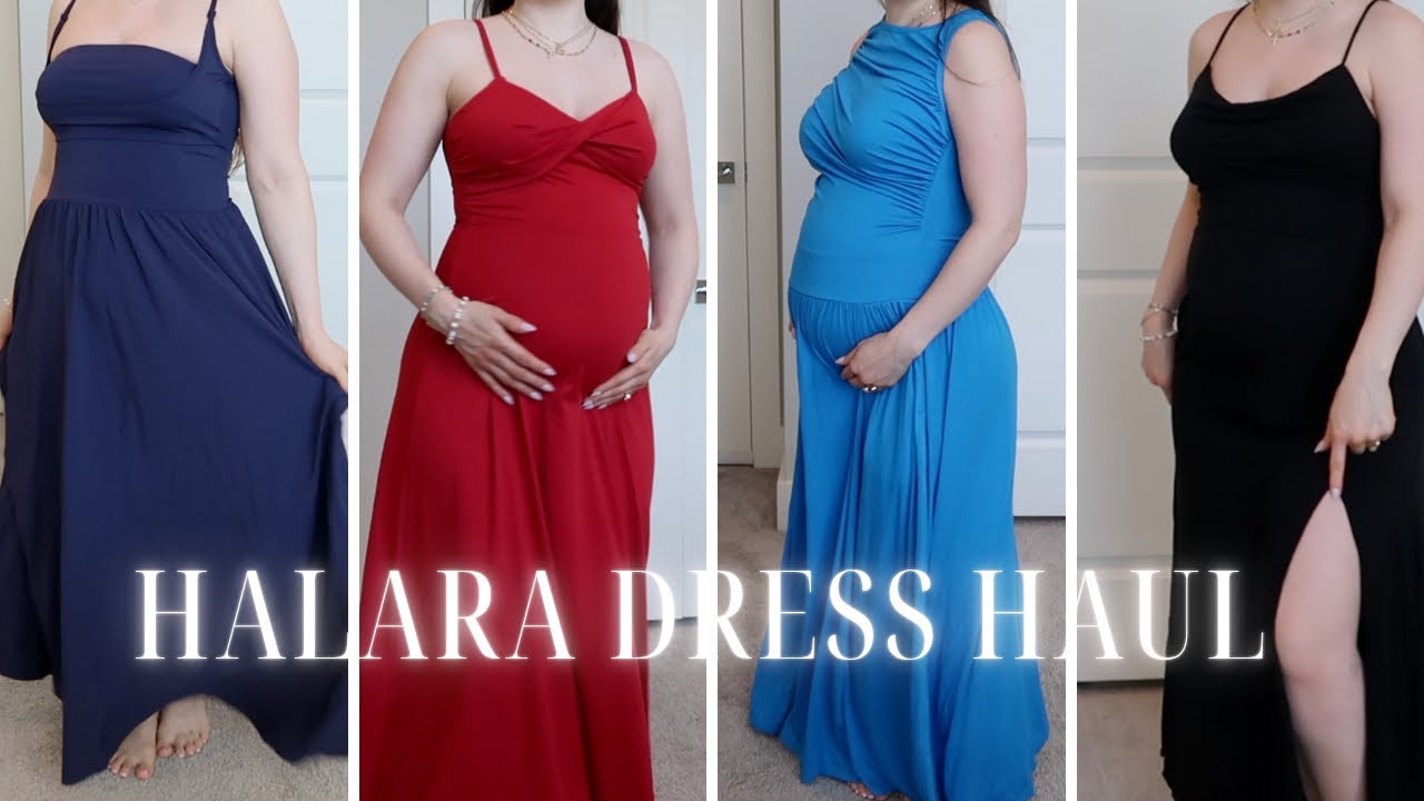 Halara Dress Haul | affordable & comfortable + Baby Bump Friendly!