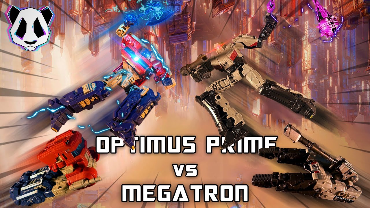 Transformers Stop Motion - Optimus Prime vs Megatron (Transformers One)