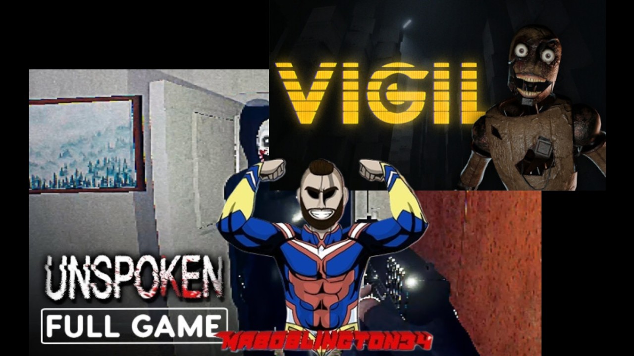 Blinking brings the monster closer?! double horror stream with Vigil and Unspoken