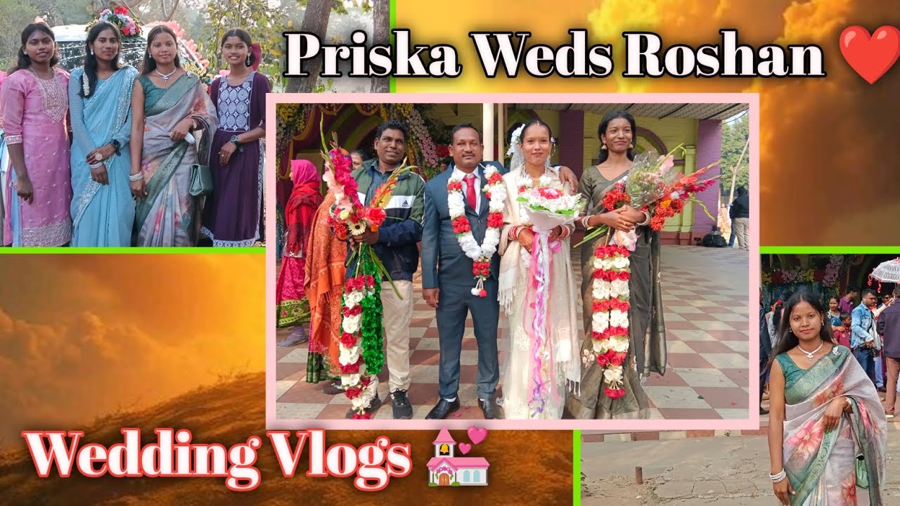 Wedding Vlog ❤️|| Christian wedding||Keshramal Parish//Merriage //Roshan Weds Priska//Weddingvideo