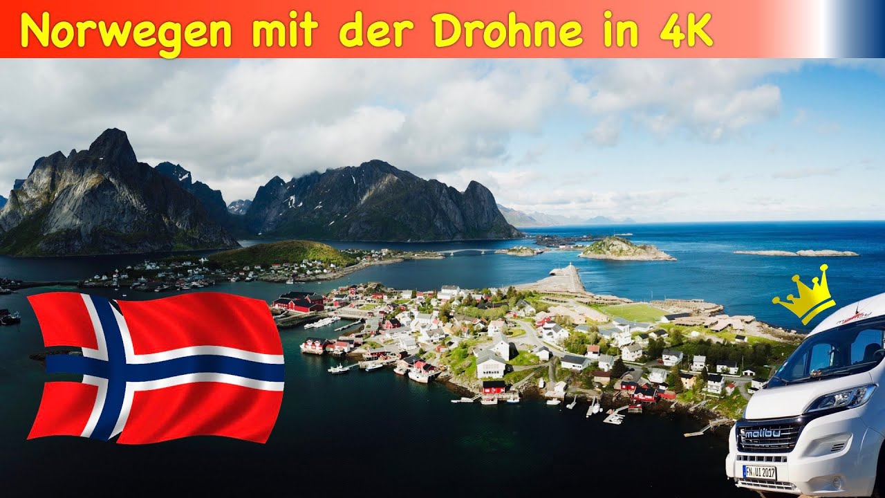 Norwegen Juni 2018: 4K Drohnen Spezial
