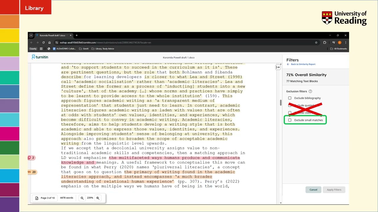 Turnitin Draft Coach