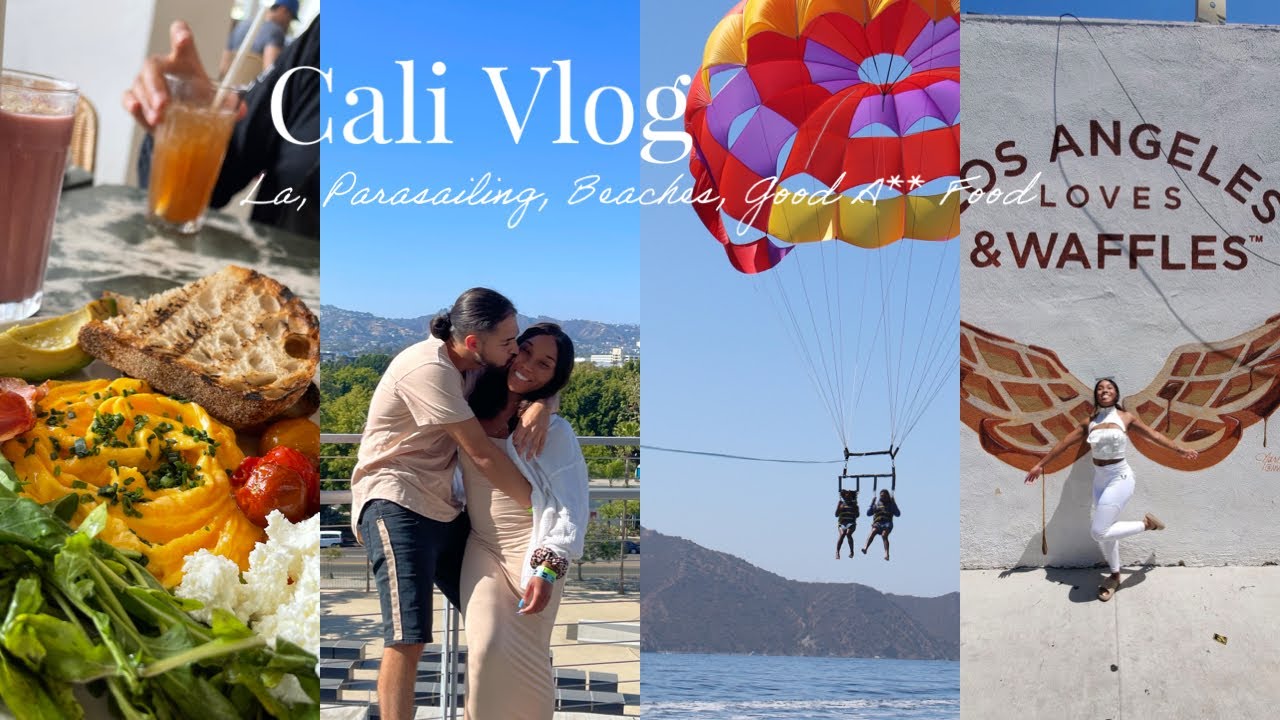 CALI VLOG | L.A. w/ Bae ✈️🪂🛥 travel docu