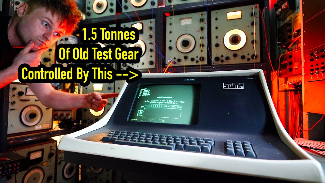 Controlling 1950's Sound gear With A 1970's Alien Computer - SWTPC 6809 And Bruel & Kjaers