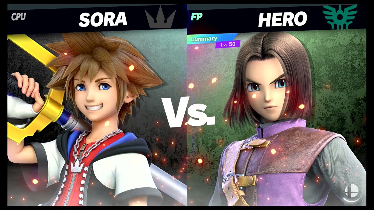 Super Smash Bros Ultimate Amiibo Fights – Sora & Co #93 Sora vs Luminary