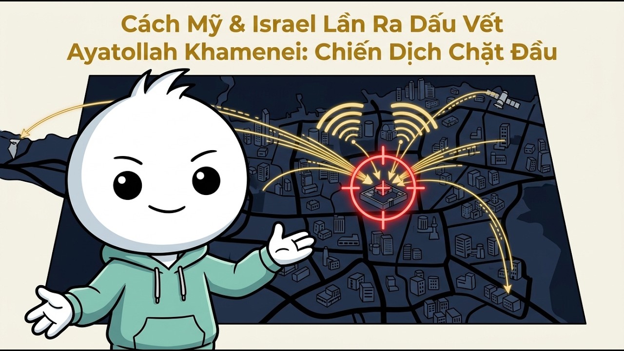 Cách Mỹ & Israel Lần Ra Dấu Vết Ayatollah Khamenei: Chiến Dịch Chặt Đầu #benao #iranisrael