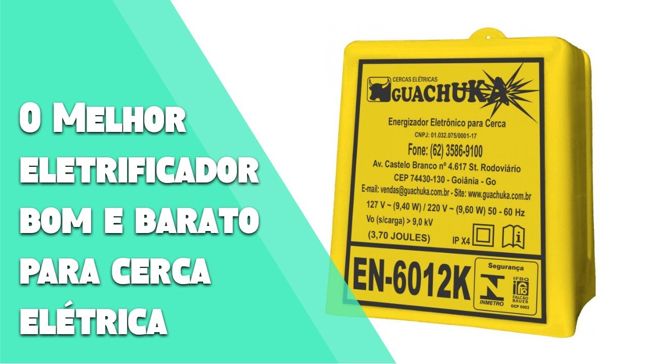 O Melhor eletrificador/aparelho de choque bom e barato para cerca elétrica para pequena fazenda
